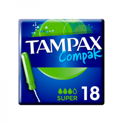 TAMPAX COMPAK SUPER 18 U