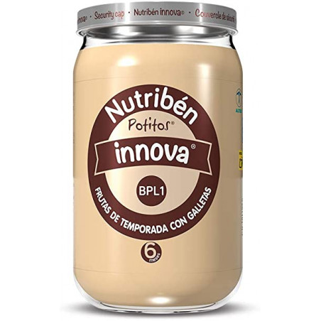 NUTRIBEN INNOVA FRUTAS DE TEMPORADA CON GALLETA POTITO 250 G