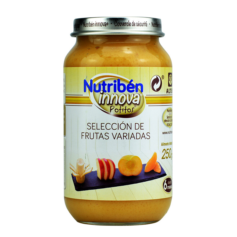 NUTRIBEN INNOVA SELECCION DE FRUTAS VARIADAS POTITO 250 G