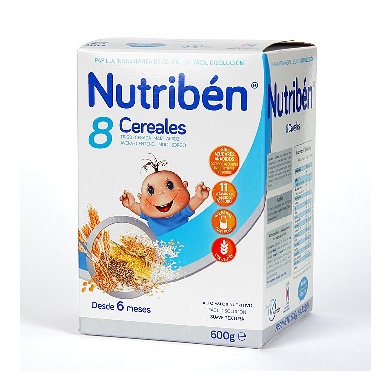 NUTRIBEN 8 CEREALES 600 G.