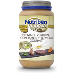 NUTRIBEN INNOVA CREMA DE VERDURAS CON JAMON Y TERNERA 250 G