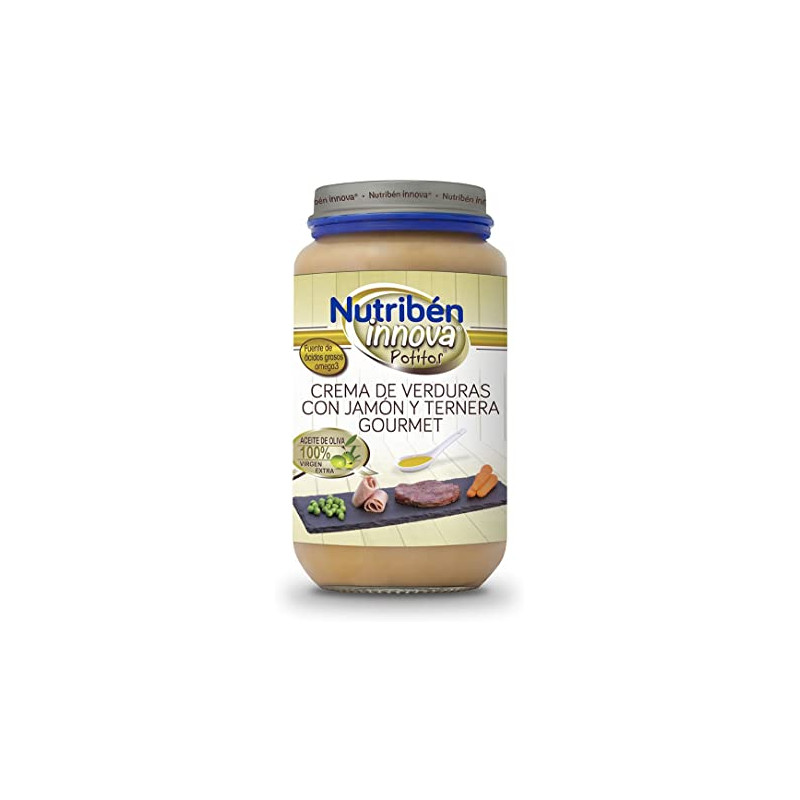 NUTRIBEN INNOVA CREMA DE VERDURAS CON JAMON Y TERNERA 250 G