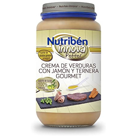 NUTRIBEN INNOVA CREMA DE VERDURAS CON JAMON Y TERNERA 250 G