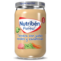 NUTRIBEN TERNERA JUDIAS ZANAHORIA