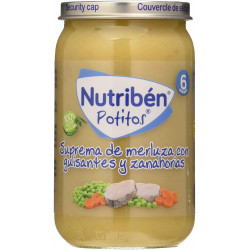 NUTRIBEN MERLUZA GUISANTE ZANAHORIA