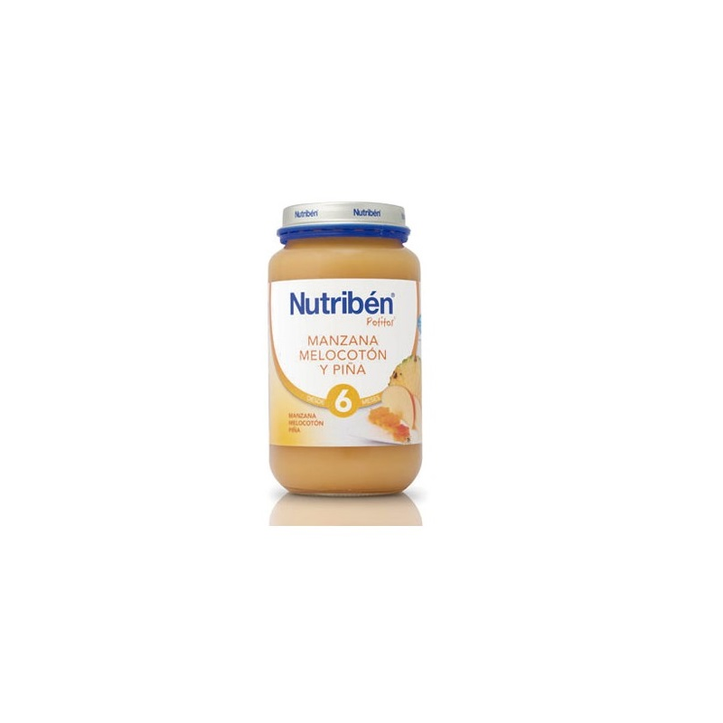 NUTRIBEN MANZANA MELOCOTON Y PIÑA GRANDOTE 250 G