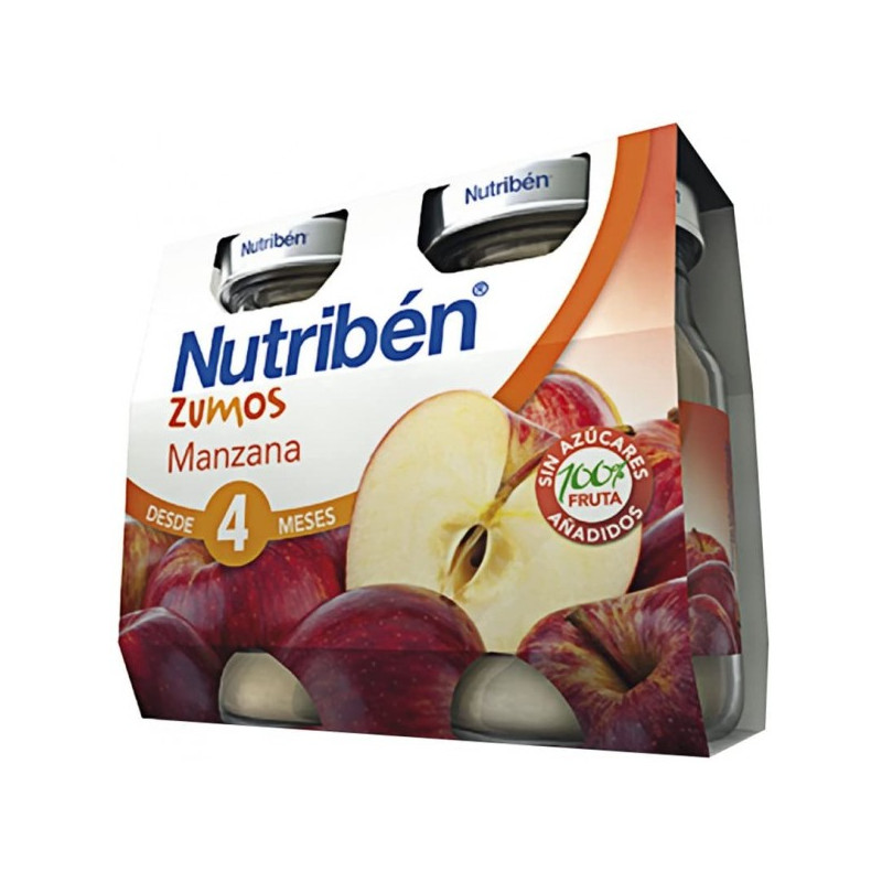 NUTRIBEN ZUMO MANZANA 2X130 ML.