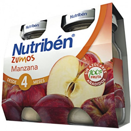 NUTRIBEN ZUMO MANZANA 2X130 ML.