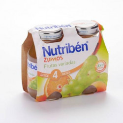 NUTRIBEN ZUMO FRUTAS VARIADAS 130 ML 2 U BIPACK