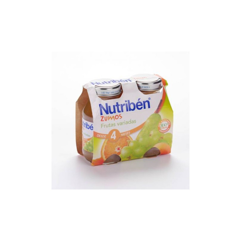 NUTRIBEN ZUMO FRUTAS VARIADAS 130 ML 2 U BIPACK