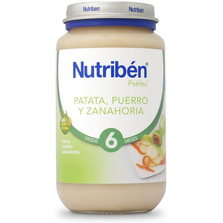 NUTRIBEN PATATA PUERRO ZANAHORIA GRANDOTE 250 G