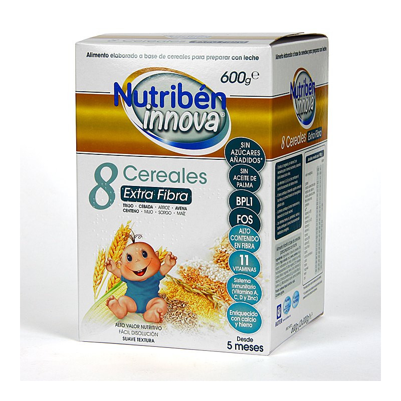 NUTRIBEN INNOVA 8 CEREALES EXTRA FIBRA 600 G