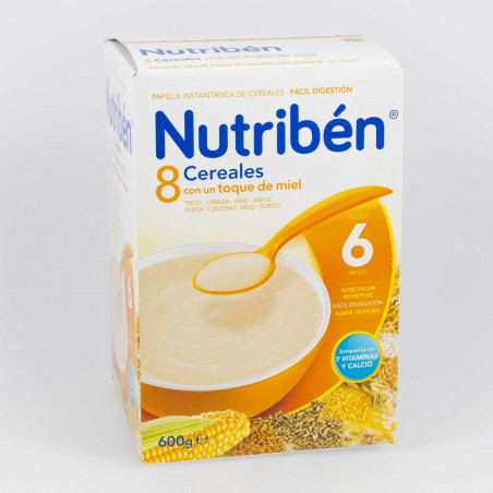 NUTRIBEN 8 CEREALES Y MIEL 600 G