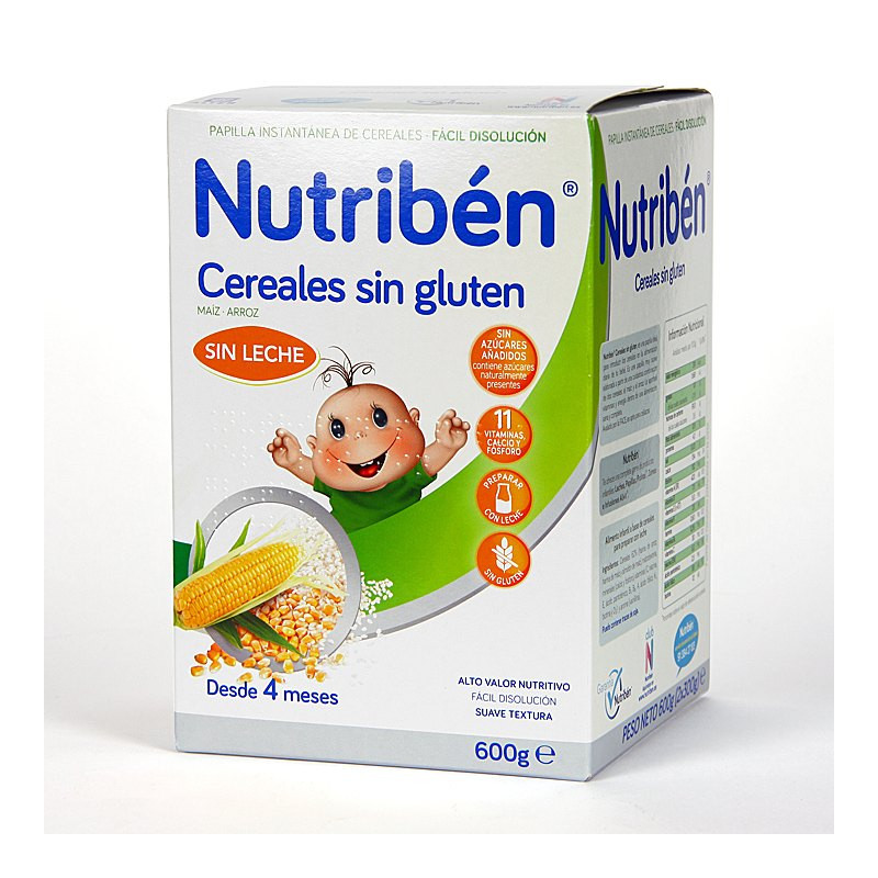 NUTRIBEN CEREALES SIN GLUTEN 600 G