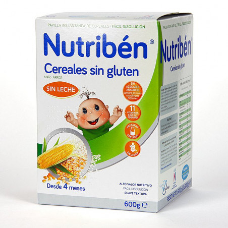 NUTRIBEN CEREALES SIN GLUTEN 600 G