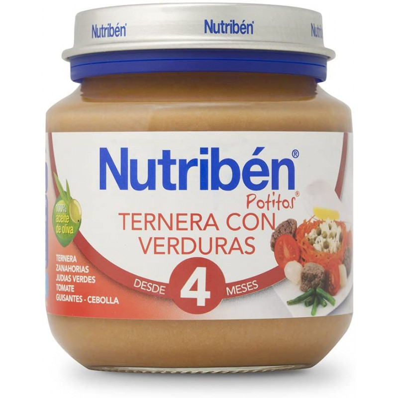 NUTRIBEN TERNERA CON VERDURA 130 G POTITO DE INI