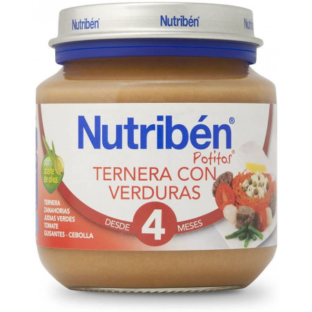 NUTRIBEN TERNERA CON VERDURA 130 G POTITO DE INI