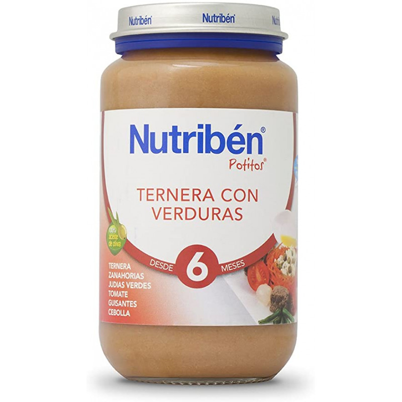 NUTRIBEN TERNERA CON VERDURA 200 G JUNIOR