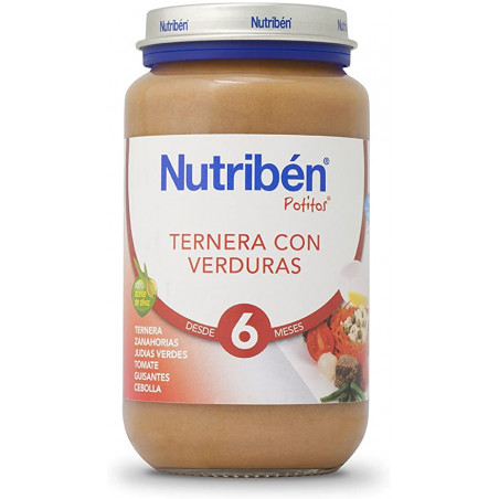 NUTRIBEN TERNERA CON VERDURA 200 G JUNIOR