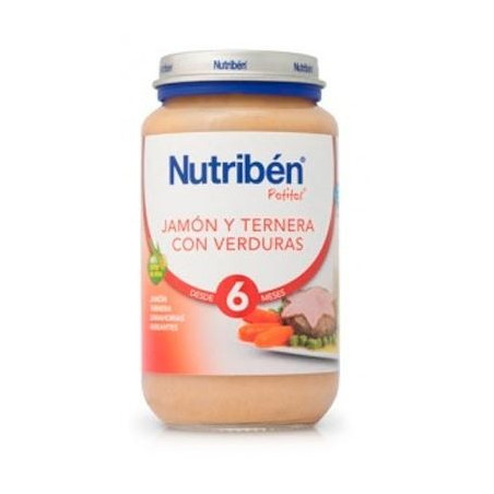 NUTRIBEN JAMON TERNERA VERDURA 200 G JUNIOR