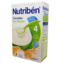 NUTRIBEN CEREALES PAPILLA SIN GLUTEN LECHE ADAPT