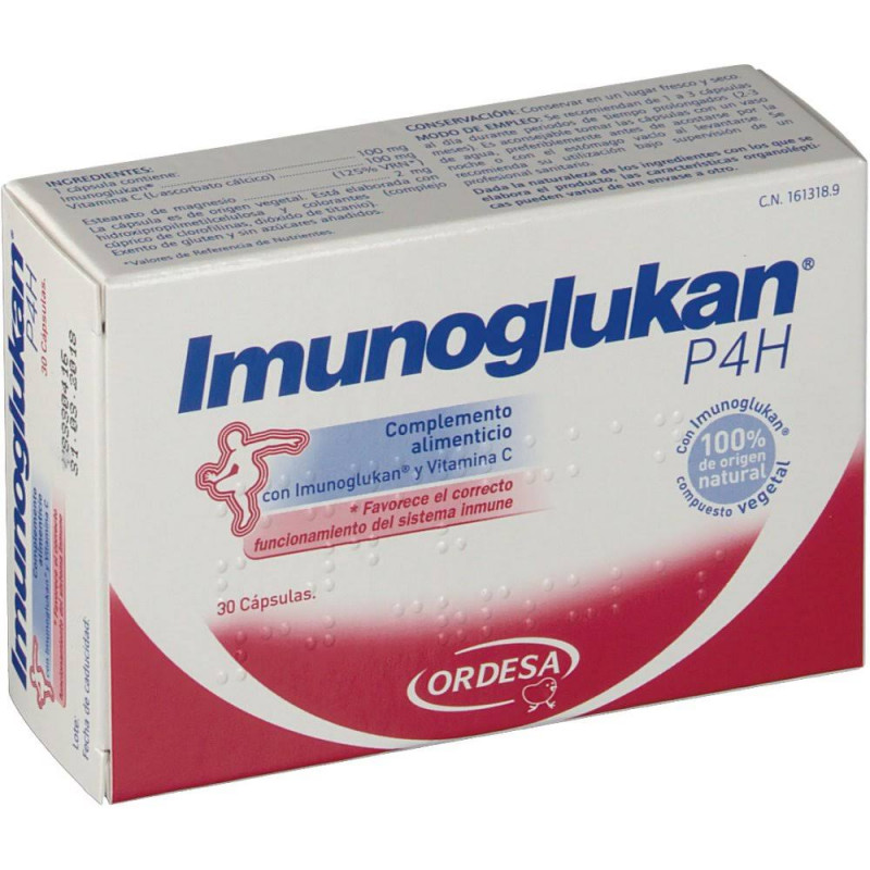 IMUNOGLUKAN PH4 30 CAPSULAS