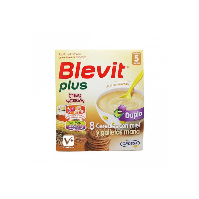 BLEVIT PLUS DUPLO 8 CERE.MIEL+GALLETAS 700 G.