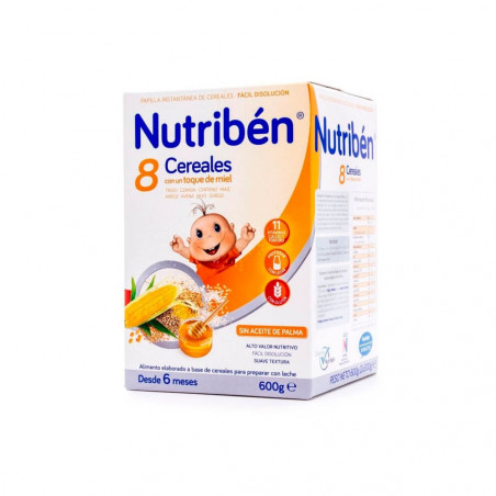 NUTRIBEN 8 CEREALES Y MIEL 4 FRUTAS 600 G