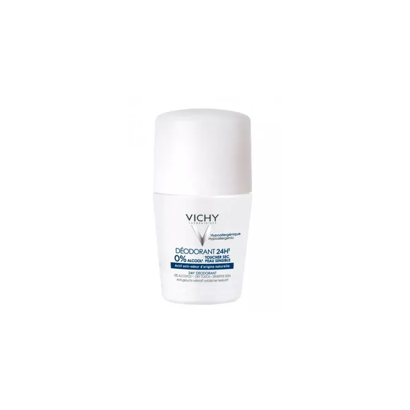 DESODORANTE 24 H SIN SALES DE ALUMINIO VICHY ROLL ON 50 ML