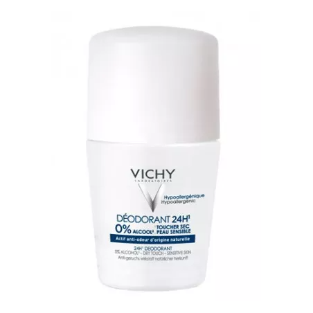 DESODORANTE 24 H SIN SALES DE ALUMINIO VICHY ROLL ON 50 ML