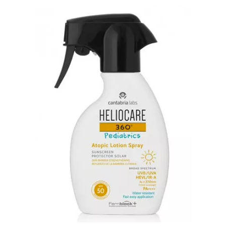 HELIOCARE 360º SPF 50+ PEDIATRICS ATOPIC LOTION PROTECTOR SOLAR 1 SPRAY 250 ML